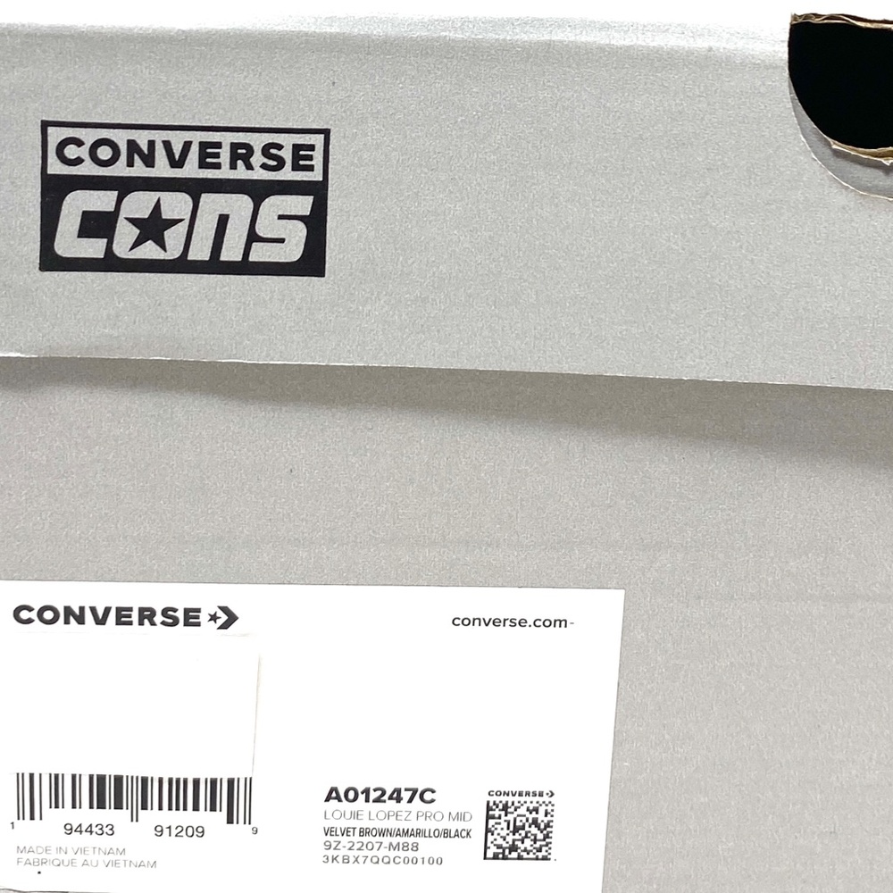 Converse Louie Lopez Pro Shoes Mid Top Suede Brown Women's Size Sneakers A01247C - Picture 9 of 10